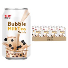 RICO 紅牌 珍奶 經典系 原味厚奶, 350g, 12罐