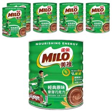 MILO 美祿 經典原味巧克力麥芽飲品, 1.35kg, 1入, 6罐
