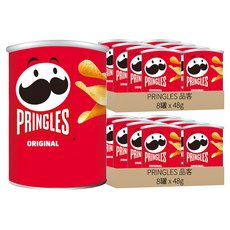 PRINGLES 品客 原味洋芋片, 48g, 16罐