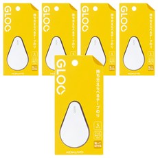 KOKUYO 國譽 GLOO 2way 好黏便利貼重覆黏 M(7mm x 8m), 5個, 單一顏色