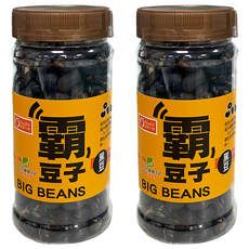 康健生機 霸豆子 100%無添加 酥脆口感 台灣在地黑豆, 180g, 2罐