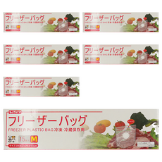 SJIAYP 站立式密封袋, M(22 x 20 x 7cm), 15個, 6盒