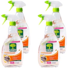 L'ARBRE VERT 綠活維 廚房清潔噴霧 有效滲透髒污, 740ml, 4瓶