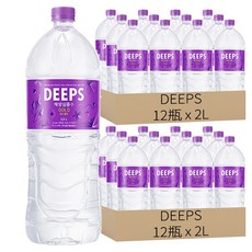 DEEPS 黃金海洋深層水，含豐富礦物質, 2L, 24瓶