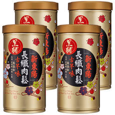 新東陽 長纖黑豬純肉鬆, 古早味 160g, 4罐