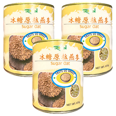 TROjAN 傳佳 冰糖原粒燕麥, Taste So Great, 870g, 3罐