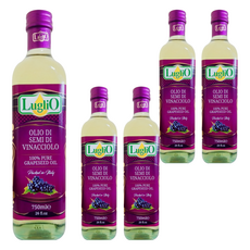 LugliO 義大利羅里奧特級葡萄籽油, 750ml, 5瓶