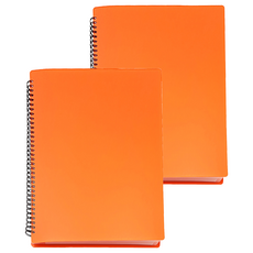 不反光樂譜夾 30頁60面 樂譜文件夾 A4 橙色 2個