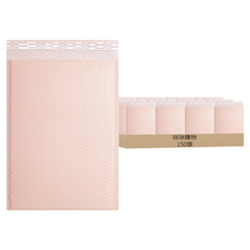氣泡袋 裸粉色 高透PE膜 耐摔防水防潮, 13 x 18, 150個