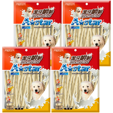 A star 潔牙嚼嚼棒 天然成分製成, 牛奶, 360g, 4包