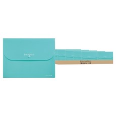 morning glory 3層分類文件夾 2200, 10個, 薄荷綠