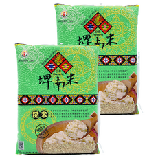 台東地區農會 埤南米 糙米 富含膳食纖維 健康美味, 2包, 1.8kg
