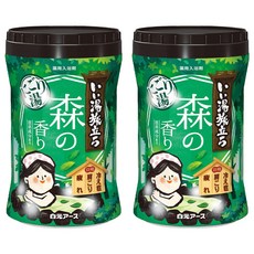 Hakugen Earth 白元 溫泉粉狀泡湯入浴劑 森林浴, 600g, 2罐