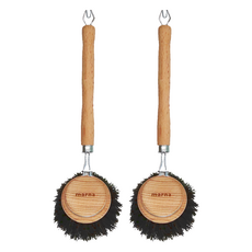 marna 馬毛洗鍋刷 (大) K-814 天然木柄, 1支, 2組