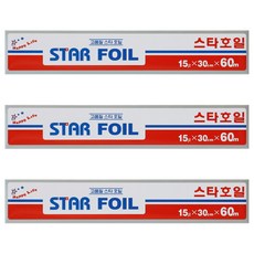 Star Foil 鋁箔 30cm x 60m, 3個