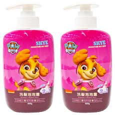 nickelodeon 汪汪隊立大功 兒童洗髮沐浴泡泡露 500g, 2瓶