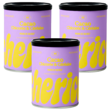 cherico 天然菊苣咖啡粉 可可穀物風味, 120g, 3罐, 1入