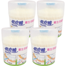 Q Pi DUCK 俏皮鴨 衛生牙籤刷, 400支, 4罐