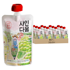 韓味不二 鄉村故事 葡萄蘋果汁, 100%原汁含有率, 20包, 100ml