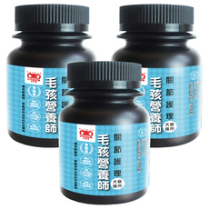 3baby 三個寶 毛孩營養師 關節護理 寵物保健粉 維護骨骼/關節 天然草本配方, 50g, 3瓶