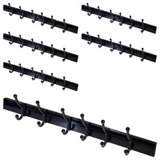 生活King 移動式掛鉤/門後勾 ABS樹脂 3M強力黏膠 免釘不傷牆面 壁掛不佔空間, 6個