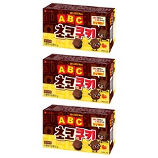 LOTTE 樂天 ABC 字母可可餅乾 小方塊形狀, 50g, 3盒