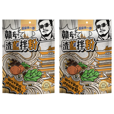 超級來一野 渣藍拌粉, Q彈有嚼勁，搭配獨家秘製醬料，香氣濃郁，口感豐富，每一口都是驚喜，2包, 171.5g