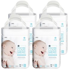 NATURE LOVE MERE Magic Slim Fit 魔術貼身褲型尿布 13kg以上, XXL, 72片