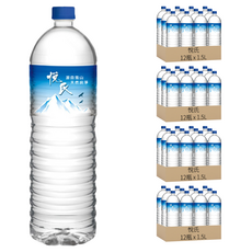 悅氏 礦泉水 雪山山脈天然純淨水, 1.5L, 48瓶
