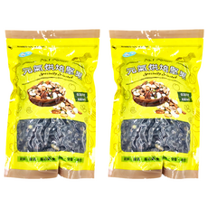 品鮮生活 薄鹽青仁大黑豆, 精挑細選, 口感酥脆, 純天然無添加, 香甜美味, 600g, 2包