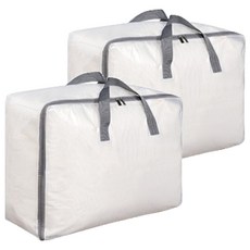 FANCY LIFE 手提網格衣物收納袋, 2個, 深灰色