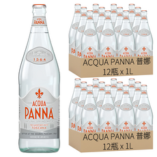 ACQUA PANNA 普娜 天然礦泉水, 1L, 24瓶