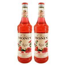 MONIN 莫寧 玫瑰風味糖漿, 夢幻飲品, 700ml, 2瓶