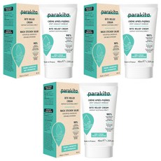 PARA'KITO 帕洛 天然植萃舒緩霜, 98%天然成分, 洋甘菊+鋅, 40ml, 3條