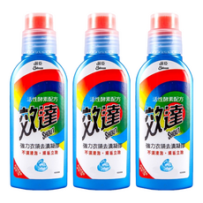 效達強力衣領去漬凝膠，無需浸泡，頑垢立除, 240g, 3瓶