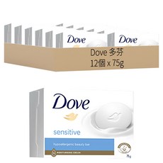 Dove 多芬 潔膚皂, 75g, 12個