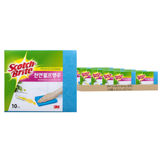 3M Scotch-Brite 百利 天然紙漿抹布 藍色, 10個