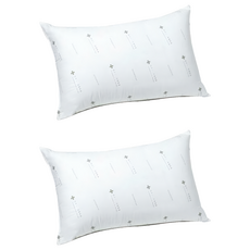 長效抗菌枕 100%聚酯纖維 台灣製, 45 x 75cm, 2個