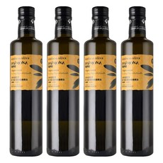 MAiMONA 瑪伊娜 嚴選100%冷壓初榨特級橄欖油, 500ml, 4瓶