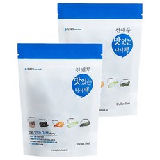 韓爸田園日記 粉碎型美味昆布兒童高湯包, 含鯷魚、昆布、蝦子、海帶、蘿蔔等多種營養成分, 80g, 2包