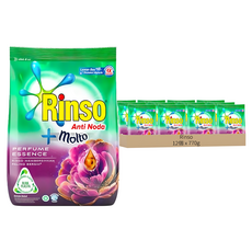 Rinso Anti Noda Perfume Essence 香水洗衣粉 紫色, 770g, 12包