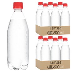Tamsaa Aqua系列 無標籤葡萄柚風味氣泡水 500ml, 12瓶