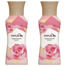 Amaze 法國植萃衣物香氛豆 玫瑰淡香水, 450ml, 2瓶