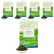 High Tea 伂橙 雲嶺高山綠茶 琉璃晶翠, 10包, 5盒, 2.5g