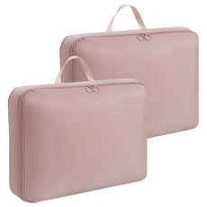 羽絨衣物壓縮收納包 2個 粉色 中(40 x 30 x 10cm)