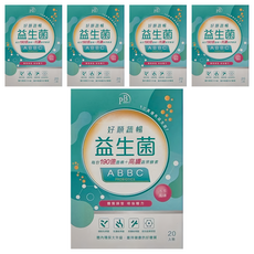 PB AMINO 好順蔬暢益生菌 多多風味, 20包, 2g, 5盒