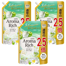 LION 獅王 Aroma Rich 新升級衣物香氛柔順精補充包, 950ml, 3包