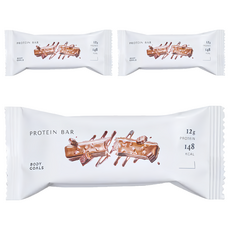 BODY GOALS Light 能量蛋白棒 醇濃巧克力, 3個, 38g