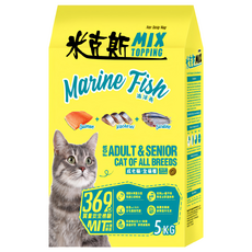 MIX 米克斯 成老貓/全貓種 海洋魚 乾貓糧, 5kg, 1袋