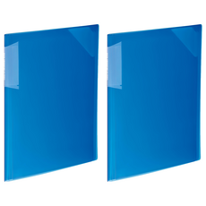 KOKUYO 國譽 NOViTA 收納資料夾 307 x 244 x 5~40mm 20頁, 藍色, 2本